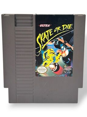 Nintendo NES Skate Or Die Ultra Games Tested Working Video Game Cartridge